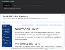 Tablet Screenshot of neutrophilcount.com